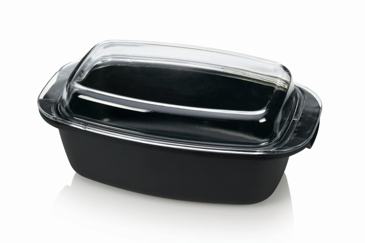 Bräter mit Glasdeckel antihaft 39x22x17cm PREMIUM