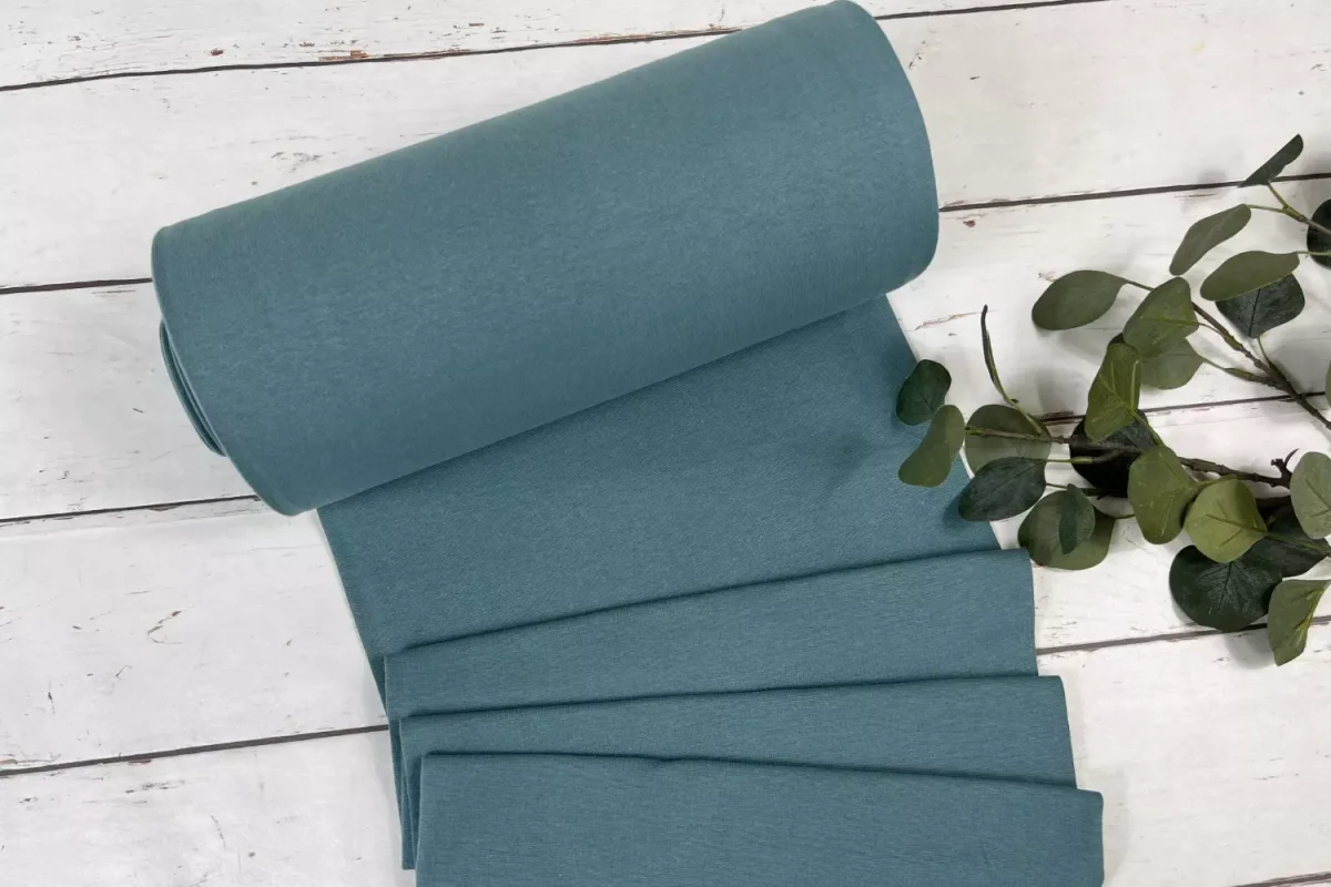 Bündchen – Uni mint – Öko-Tex-100 – Bild 2