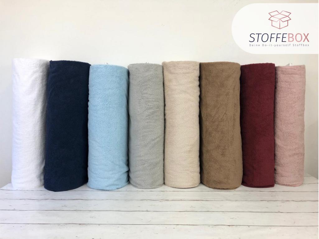 Frottee 350g/m2 Uni (hellblau) – Öko Tex 100 – Bild 3
